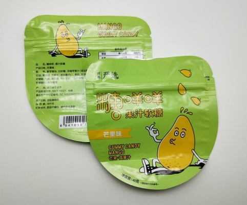 지퍼와 캔디 PE80 작은 플라스틱 파우치를 위한 40g 맞춘 형 가방