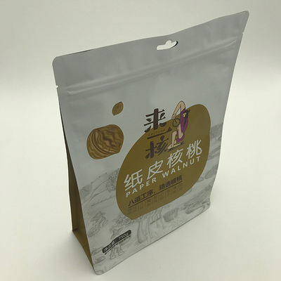 지퍼와 편평한 하부 백 500g 1000g 사이드 거싯 팁을 출력하는 그라븐르