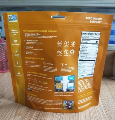 맞춘 인쇄된 재밀봉할 수 있는 식품백을 패키징하는 100% 페이 7.9OZ 재활용할 수 있는 팁 식품