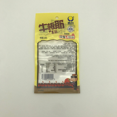 에어백 CPP 투명한 3개 측면 시일 파우치를 패키징하는 30g 소갈비 식품